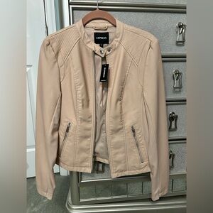 NWT Express pleather jacket Size S
